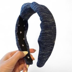 Lele Sadoughi Knotted Headband - Heathered Blue